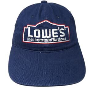 Lowe's Home Improvement Warehouse Slideback Hat Blue One Size Solid